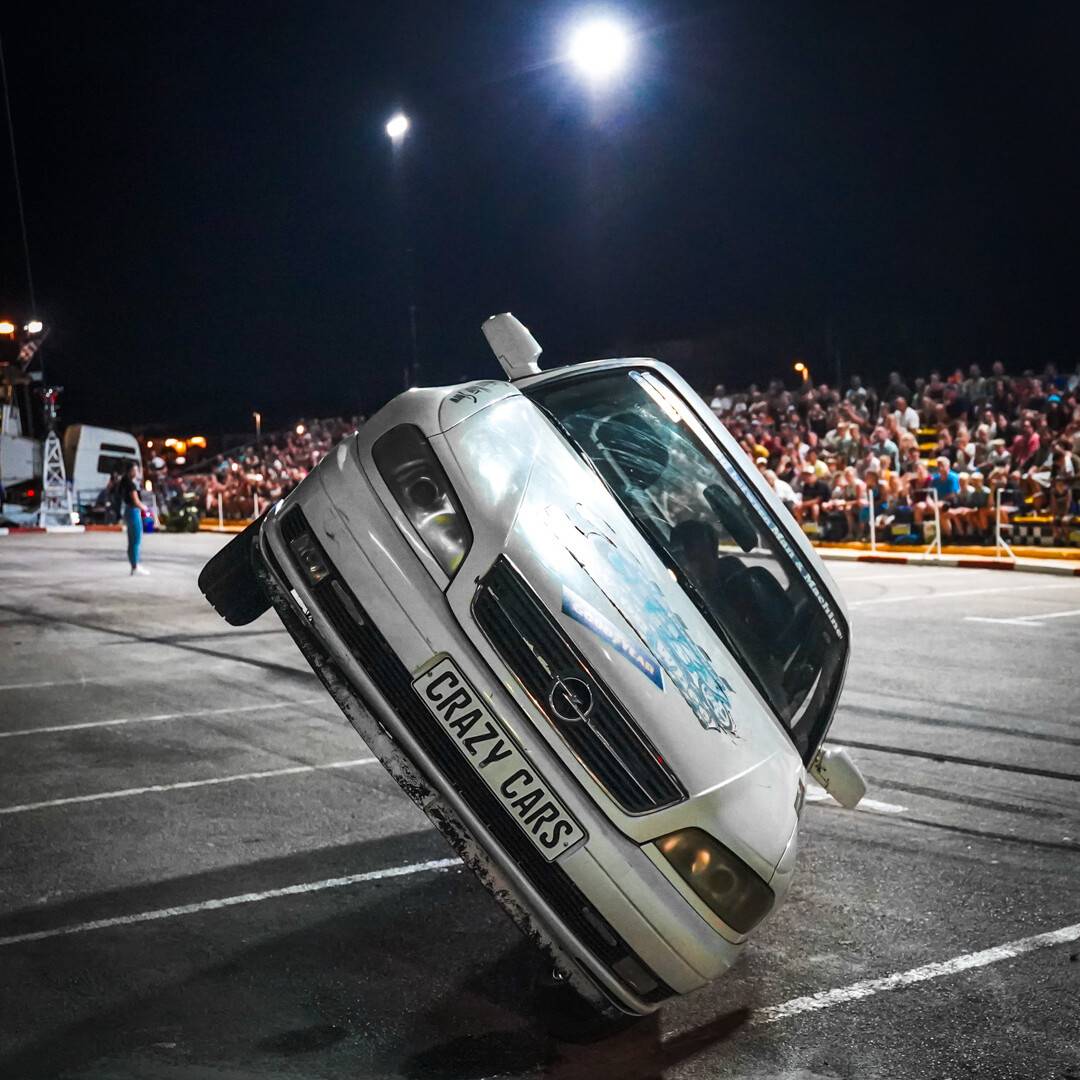 Crazy Cars Movie Park in Funtana Best Stunt Motorshow Family Live Event in Croatia